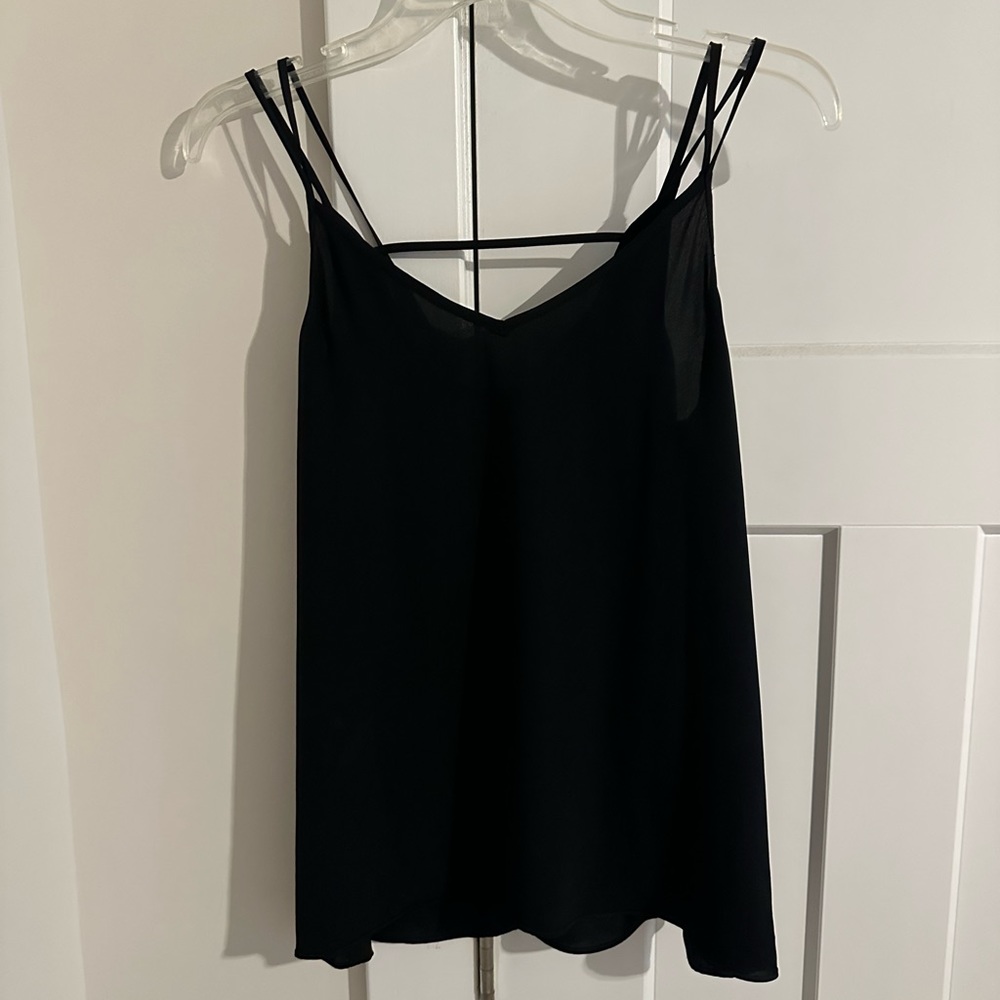 Trouve size small black strappy camisole